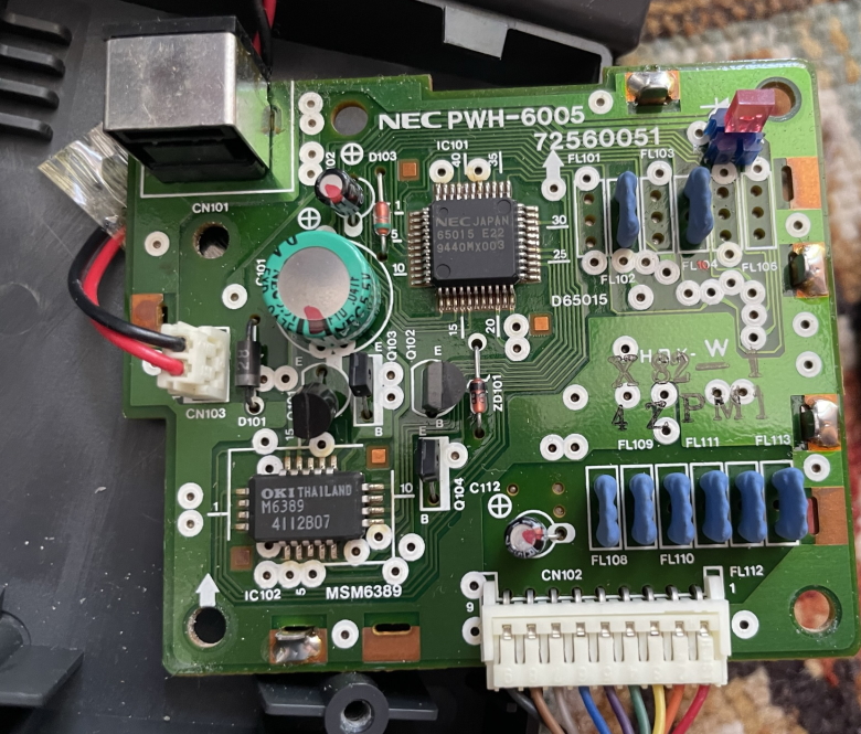 The Memory Base 128 pcb