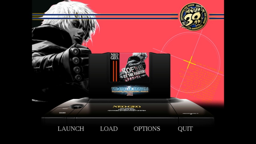 KOF 2001 PC port title screen