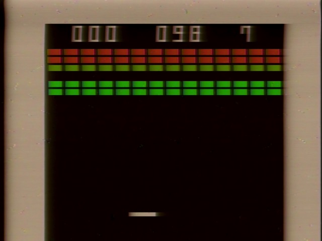 Breakout, with a missing row