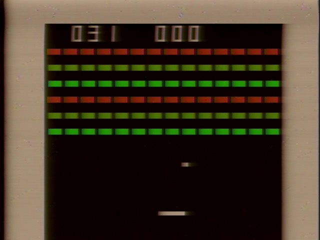 Breakout, with a lot of space between each row