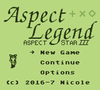 Aspect Legend title screen