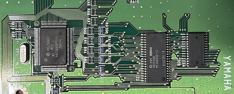 Three surface mount chips