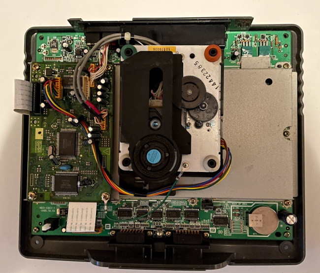 the Neo Geo CD interior