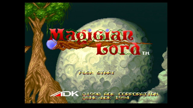 Magician Lord title screen