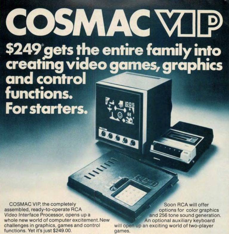 COSMAC VIP advertisement