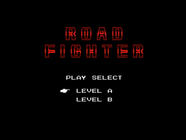 Road Fighter title screen