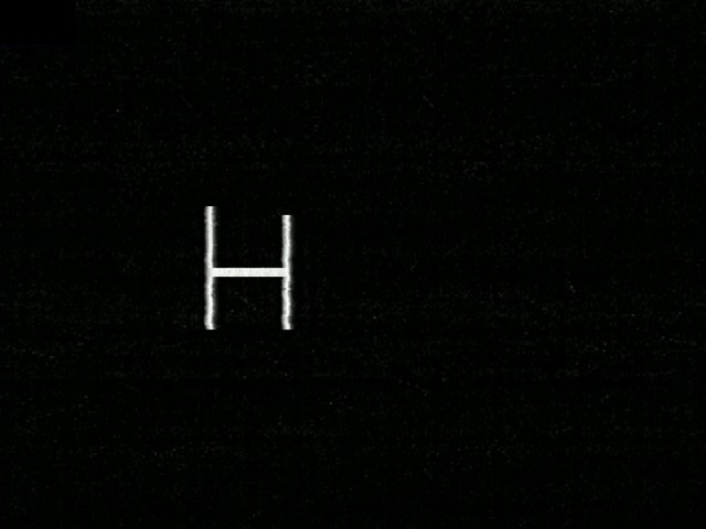 The letter H